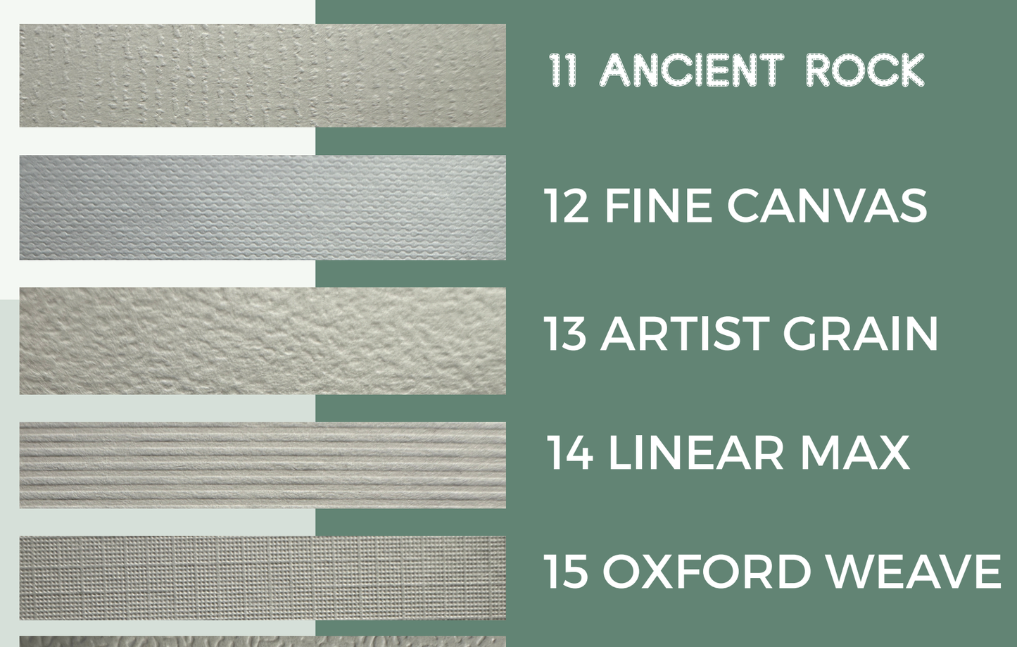 21-Piece Embossed Paper Sample Pack - Premium Texture & Color Selector